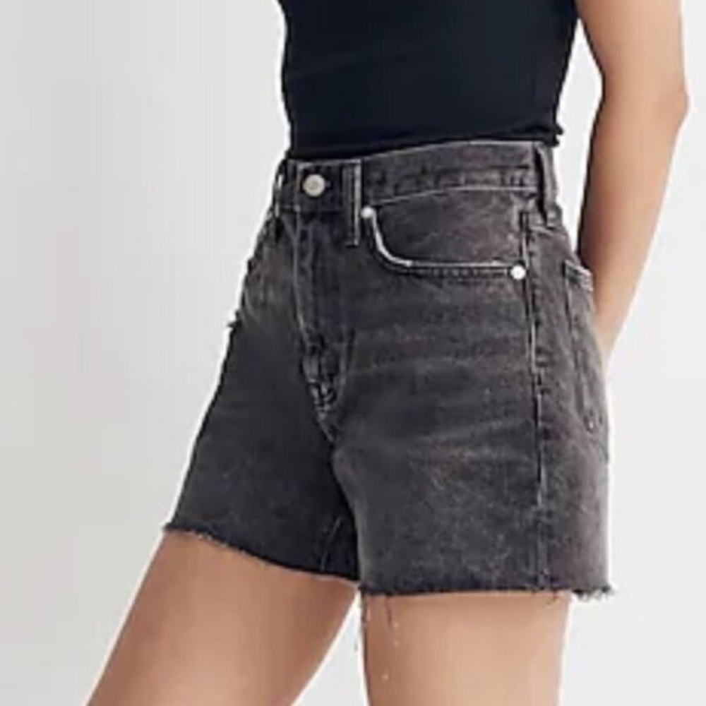 Madewell relaxed mid-length denim shorts